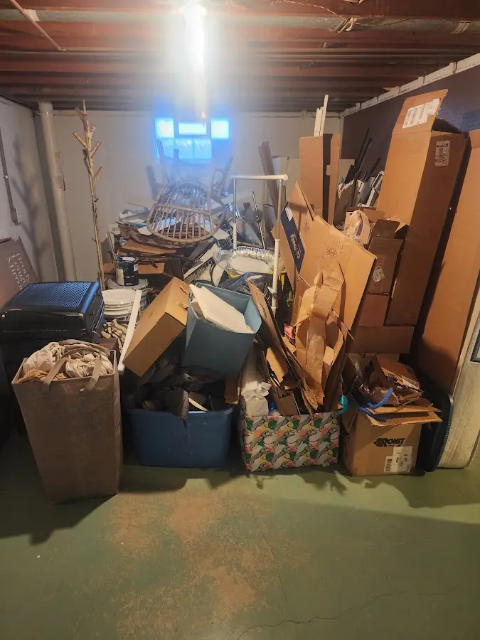 Roll-off dumpster container at job site for Yard Waste Dumpster Rental in Bondurant